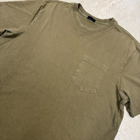 Vintage Filson T-Shirt Pocket Short Sleeve Made in USA Olive 100% Cotton XL - Picture 2 of 6